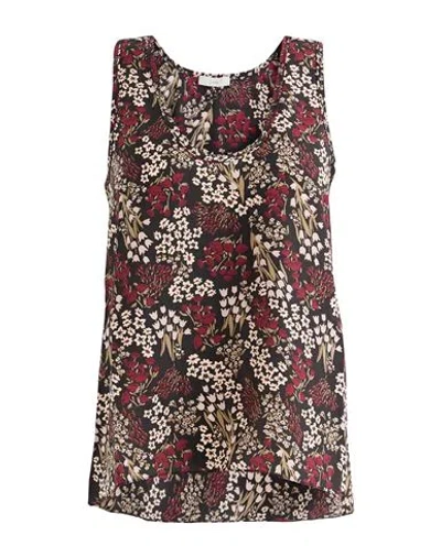 Joie Woman Top Black Size Xs Polyester In Multi