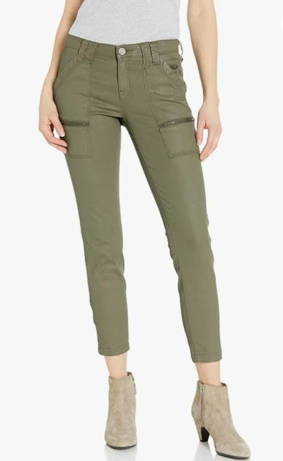 Pre-owned Joie Women's 10 High Rise Park Skinny Pant $228.00 In Green