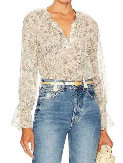 Joie Women's Cecarina Blouse In Multi In Yellow