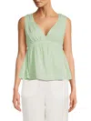 Joie Women's Lytle Cinched Top In Pastel Green