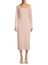 Joie Women's Marianna Pima Cotton Midi Dress In Pink