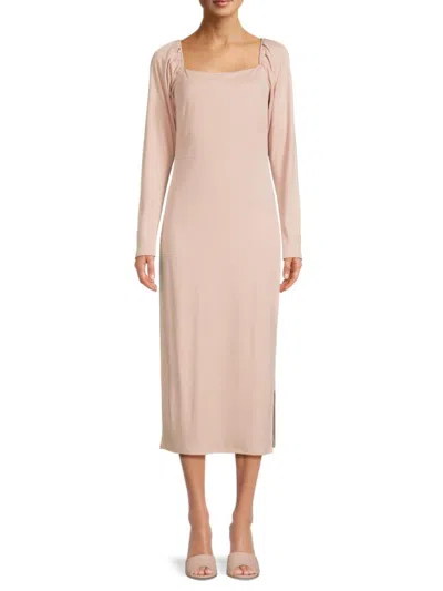 Joie Women's Marianna Pima Cotton Midi Dress In Pink