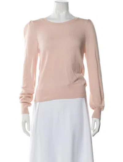 Pre-owned Joie Wool Bateau Neckline Sweater In Pink