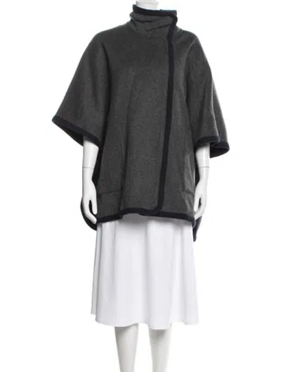 Pre-owned Joie Wool Cape In Grey