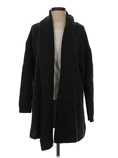 Pre-owned Joie Wool Cardigan Sweater In Black