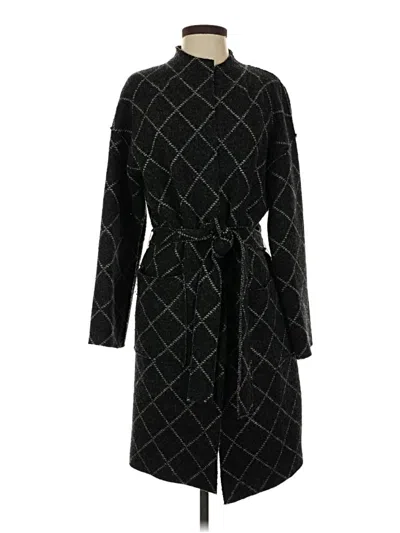 Pre-owned Joie Wool Cardigan Sweater In Black