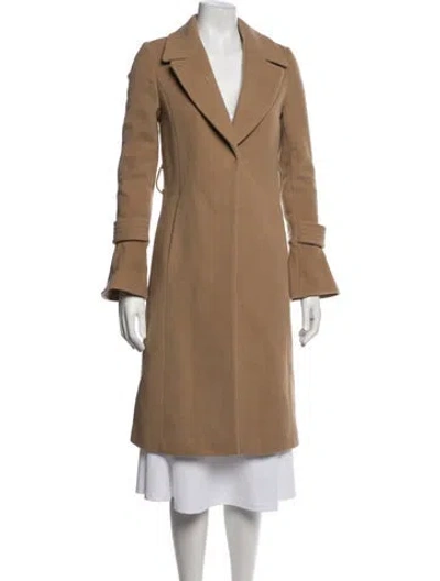 Pre-owned Joie Wool Coat In Brown/neutrals