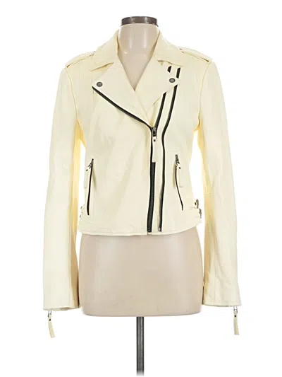 Pre-owned Joie Wool Coat In Ivory