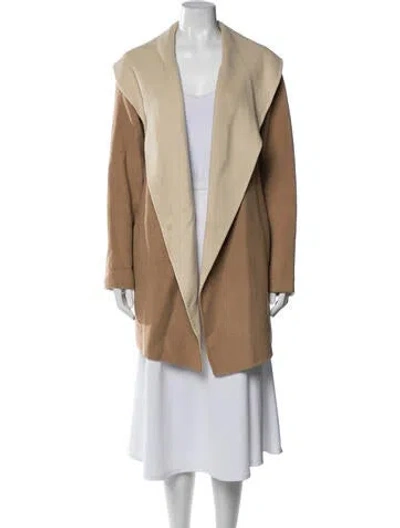 Pre-owned Joie Wool Coat In Neutral