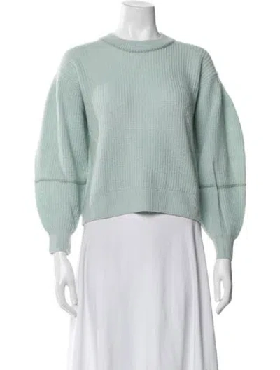 Pre-owned Joie Wool Crew Neck Sweater In Blue