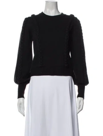 Pre-owned Joie Wool Crew Neck Sweater In Gray