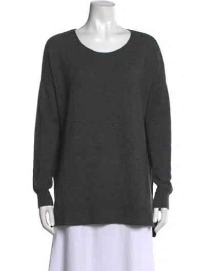 Pre-owned Joie Wool Crew Neck Sweater In Gray