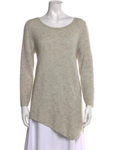 Pre-owned Joie Wool Crew Neck Sweater In Neutral