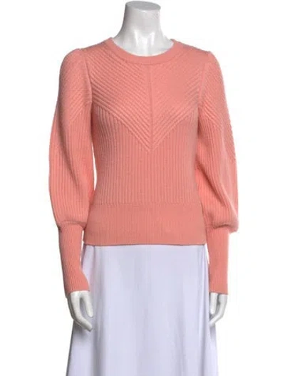 Pre-owned Joie Wool Crew Neck Sweater In Pink