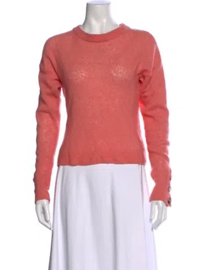 Pre-owned Joie Wool Crew Neck Sweater In Pink