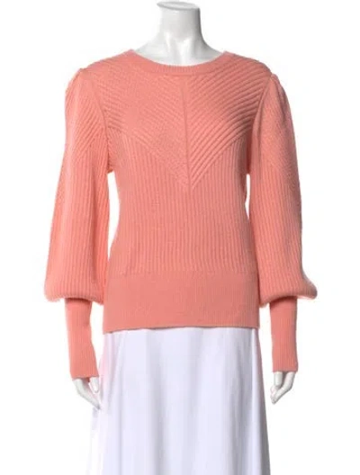 Pre-owned Joie Wool Crew Neck Sweater In Pink