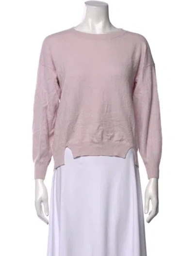 Pre-owned Joie Wool Crew Neck Sweater In Purple