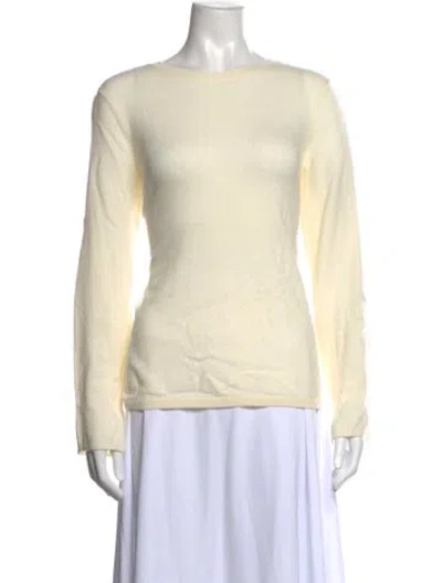 Pre-owned Joie Wool Crew Neck Sweater W/ Tags In Metallic/neutrals