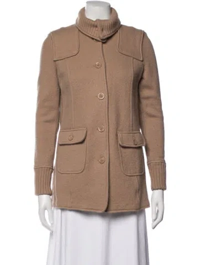 Pre-owned Joie Wool Jacket In Brown