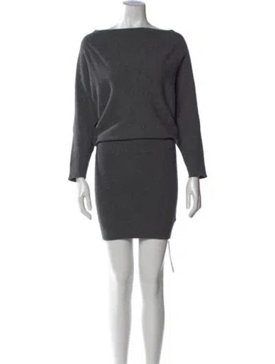 Pre-owned Joie Wool Knee-length Dress In Gray
