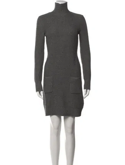 Pre-owned Joie Wool Knee-length Dress In Gray