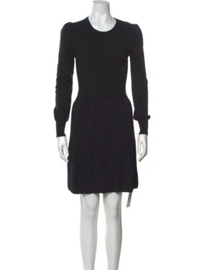 Pre-owned Joie Wool Knee-length Dress In Grey