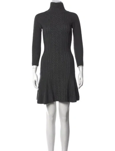 Pre-owned Joie Wool Mini Dress In Grey