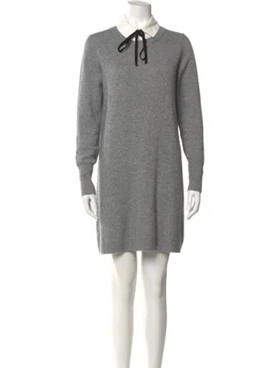 Pre-owned Joie Wool Mini Dress In Multi