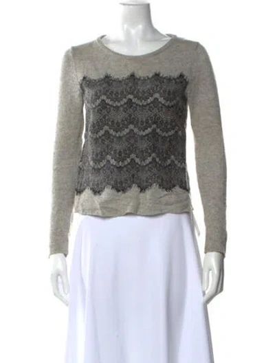 Pre-owned Joie Wool Printed Sweater In Multi