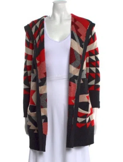 Pre-owned Joie Wool Printed Sweater In Neutral