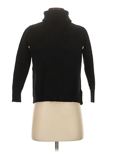 Pre-owned Joie Wool Pullover Sweater In Black