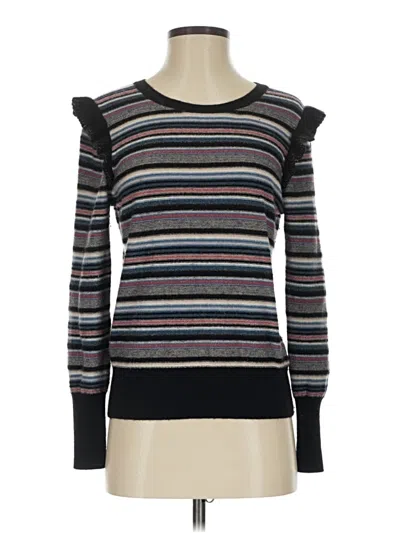 Pre-owned Joie Wool Pullover Sweater In Black