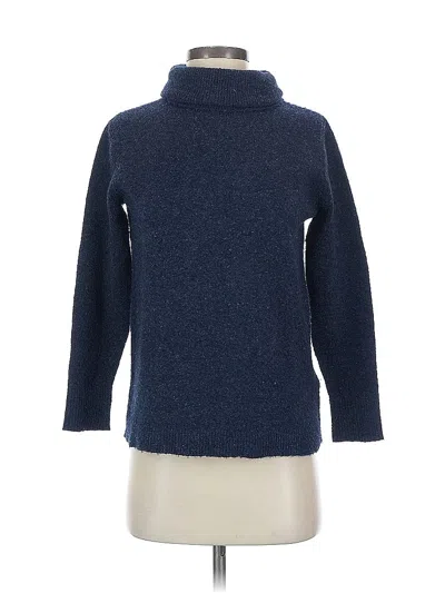 Pre-owned Joie Wool Pullover Sweater In Blue
