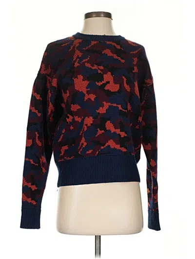 Pre-owned Joie Wool Pullover Sweater In Blue