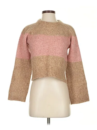 Pre-owned Joie Wool Pullover Sweater In Brown