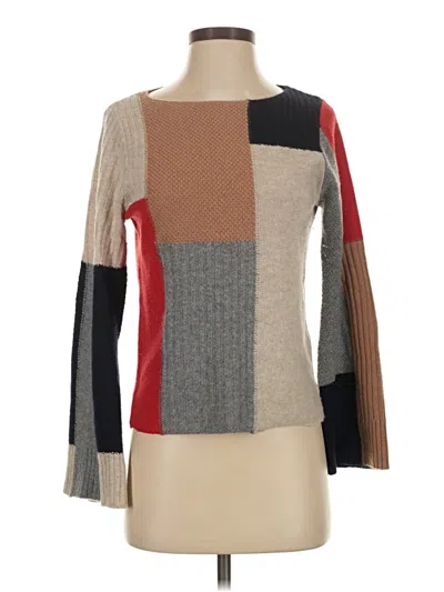 Pre-owned Joie Wool Pullover Sweater In Brown