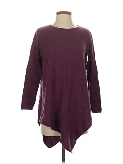 Pre-owned Joie Wool Pullover Sweater In Burgundy