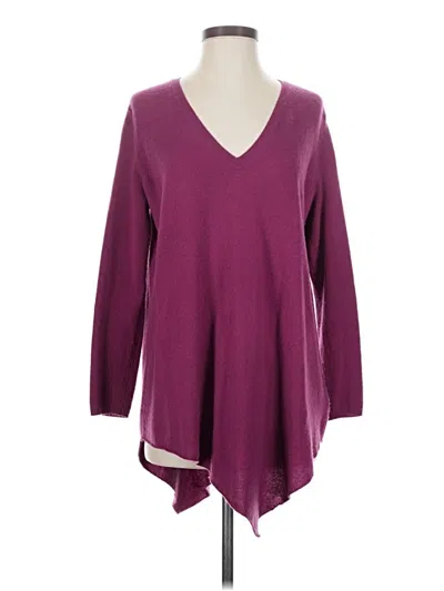 Pre-owned Joie Wool Pullover Sweater In Burgundy