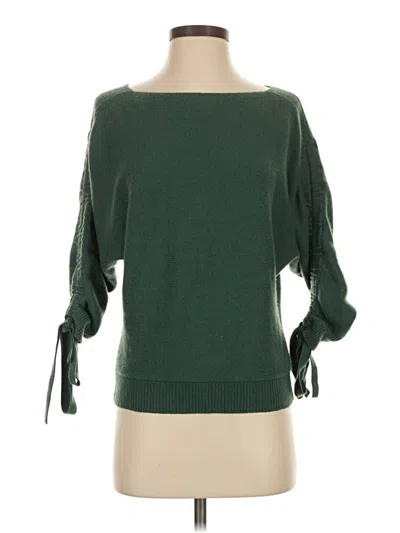 Pre-owned Joie Wool Pullover Sweater In Green