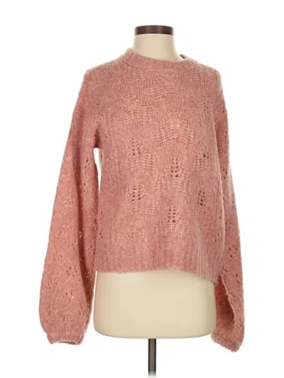 Pre-owned Joie Wool Pullover Sweater In Pink
