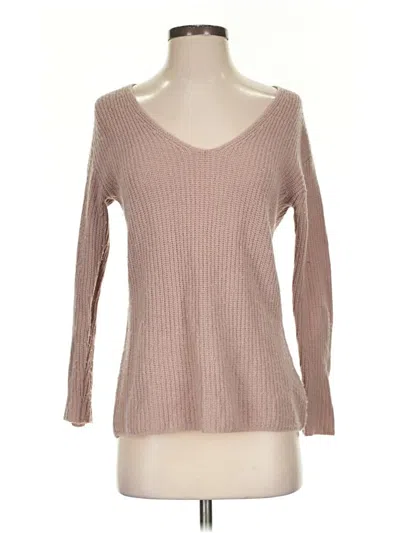 Pre-owned Joie Wool Pullover Sweater In Tan