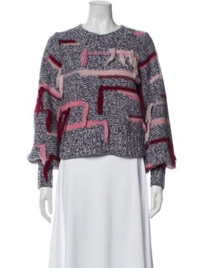 Pre-owned Joie Wool Striped Sweater In Multi