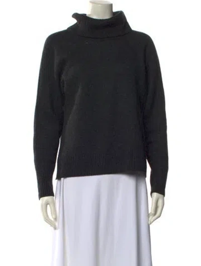 Pre-owned Joie Wool Turtleneck Sweater In Gray