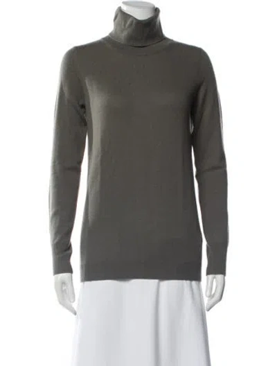 Pre-owned Joie Wool Turtleneck Sweater In Gray