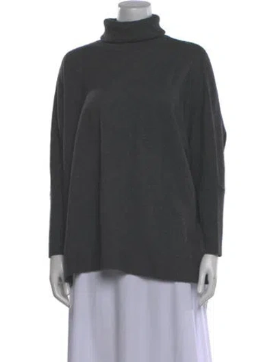 Pre-owned Joie Wool Turtleneck Sweater In Gray