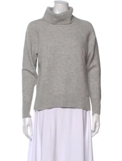 Pre-owned Joie Wool Turtleneck Sweater In Gray