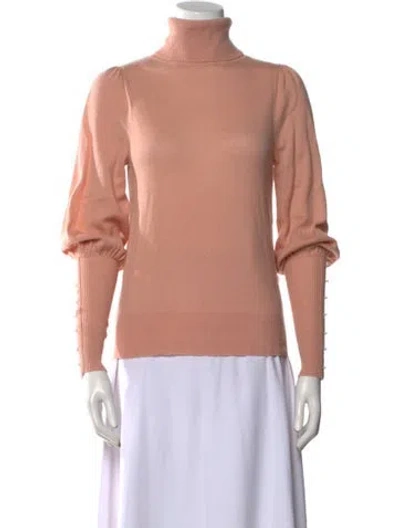 Pre-owned Joie Wool Turtleneck Sweater In Pink