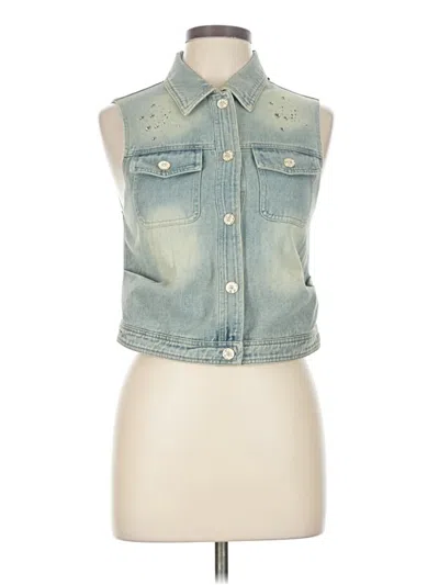 Joinus Denim Vest In Blue