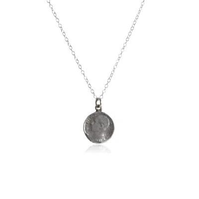 Jojo Harris Women's Ines Sterling Silver Coin Necklace