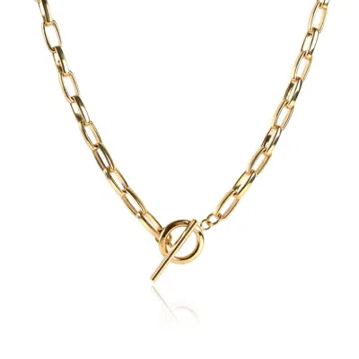 Jojo Harris Women's Lee Gold Rectangular Link T-bar Necklace